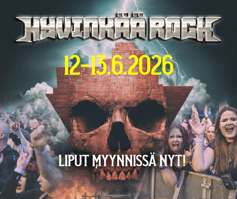 Hyvinkää Rock 2026 liput myynnissä nyt!